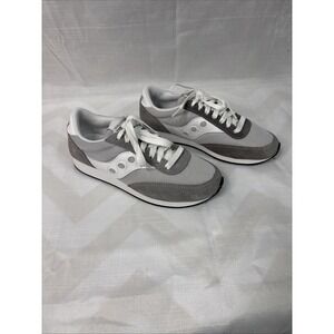 Saucony Womens 6 Sneakers Gray White Lace Up Running‎ Shoes S60538-11 Hornet